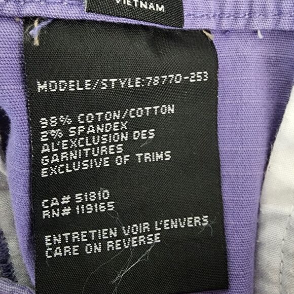 Tribal Women’s Flat Front Button Closure Mini Skirt Lilac Purple Size 8 - Picture 5 of 5